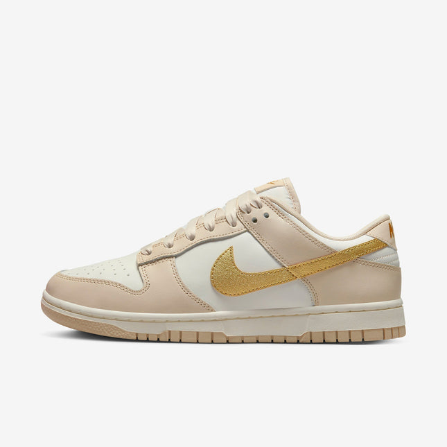 (Women's) Nike Dunk Low ESS Trend 'Phantom / Metallic Gold' (2022) DX5930-001 - SOLE SERIOUSS (1)