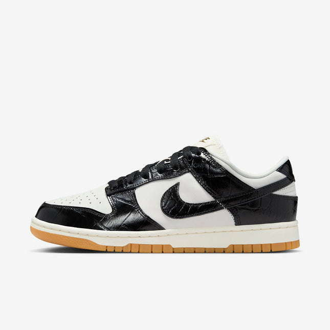 (Women's) Nike Dunk Low LX 'Black Croc' (2024) FJ2260-003 - SOLE SERIOUSS (1)