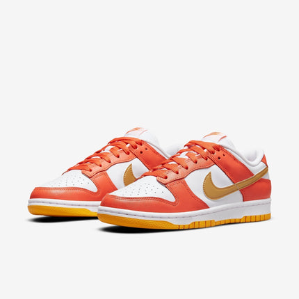 (Women's) Nike Dunk Low 'Orange / Metallic Gold' (2021) DQ4690-800 - SOLE SERIOUSS (3)