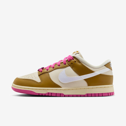 (Women's) Nike Dunk Low SE 'Just Do it Bronzine Pink' (2024) FD8683-700 - SOLE SERIOUSS (1)