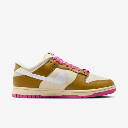 (Women's) Nike Dunk Low SE 'Just Do it Bronzine Pink' (2024) FD8683-700 - SOLE SERIOUSS (2)