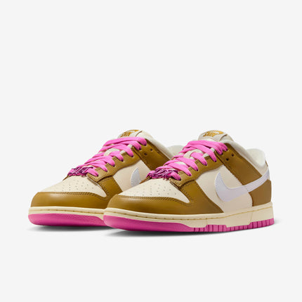 (Women's) Nike Dunk Low SE 'Just Do it Bronzine Pink' (2024) FD8683-700 - SOLE SERIOUSS (3)