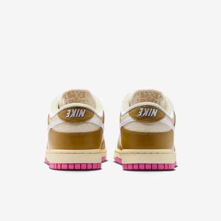 (Women's) Nike Dunk Low SE 'Just Do it Bronzine Pink' (2024) FD8683-700 - SOLE SERIOUSS (5)