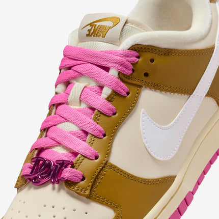 (Women's) Nike Dunk Low SE 'Just Do it Bronzine Pink' (2024) FD8683-700 - SOLE SERIOUSS (6)