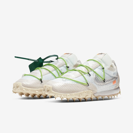 (Women's) Nike Waffle Racer x Off-White 'White / Electric Green' (2019) CD8180-100 - SOLE SERIOUSS (3)