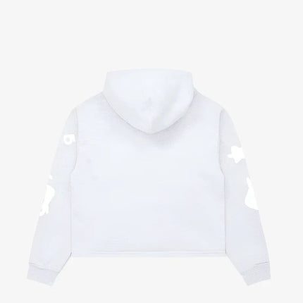 Women's Sp5der 'Beluga' Cropped Hoodie Heather Grey (SS24) SP5-WBEL-GRYHD - SOLE SERIOUSS (2)