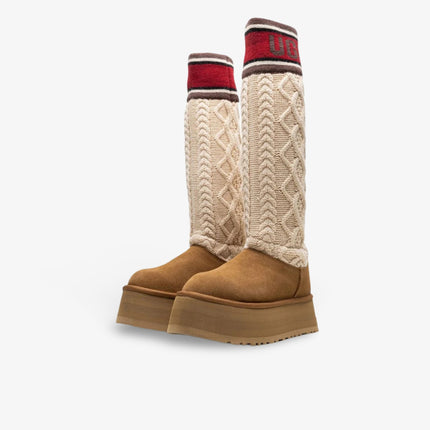 (Women's) UGG Classic Sweater Letter Boot 'Chestnut' (2023) 1144045-CHE - SOLE SERIOUSS (2)