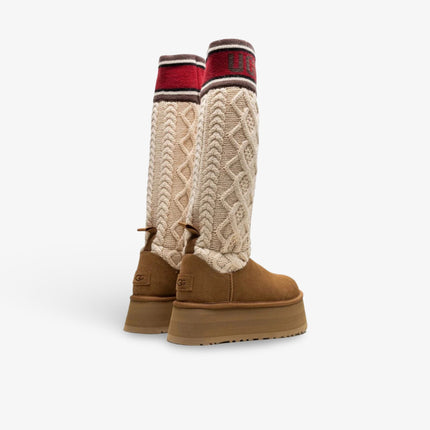 (Women's) UGG Classic Sweater Letter Boot 'Chestnut' (2023) 1144045-CHE - SOLE SERIOUSS (3)