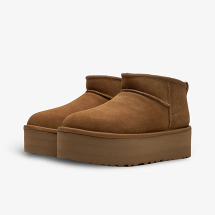 (Women's) UGG Classic Ultra Mini Platform Boot 'Chestnut' (2022) 1135092-CHE - SOLE SERIOUSS (2)