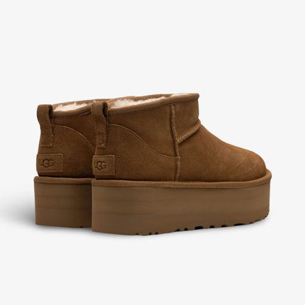 (Women's) UGG Classic Ultra Mini Platform Boot 'Chestnut' (2022) 1135092-CHE - SOLE SERIOUSS (3)