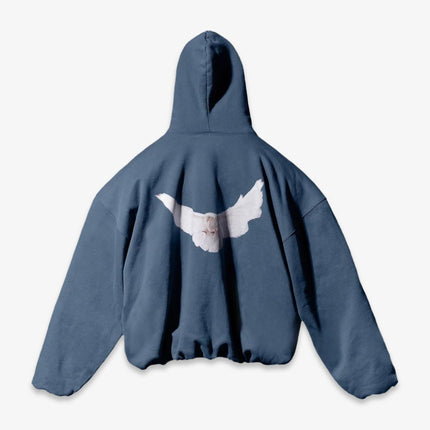 Yeezy x Gap Engineered by Balenciaga Hoodie 'Dove' Dark Blue SS22 - SOLE SERIOUSS (2)
