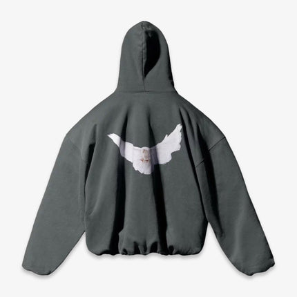 Yeezy x Gap Engineered by Balenciaga Hoodie 'Dove' Dark Green SS22 - SOLE SERIOUSS (2)