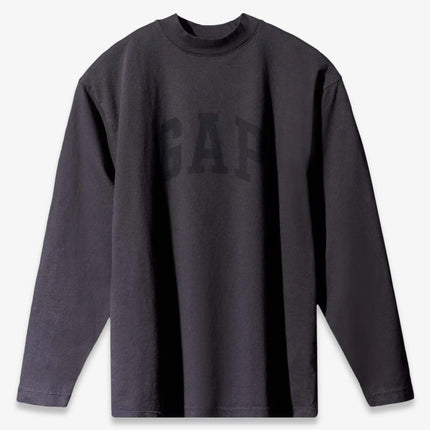 Yeezy x Gap Engineered by Balenciaga L/S Long Sleeve Tee 'Dove' Black (SS22) | SOLE SERIOUSS [1]
