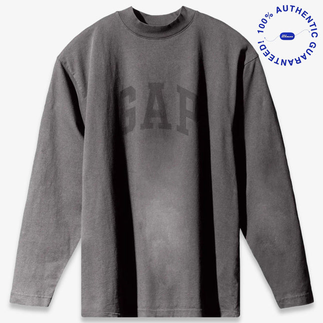 Yeezy x Gap Engineered by Balenciaga L/S Long Sleeve Tee 'Dove' Dark Grey (SS22) | SOLE SERIOUSS [1]