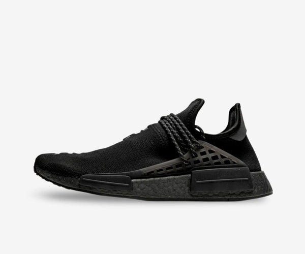 Shop | Mens adidas x Pharrell Williams NMD Human Race 'Triple Black' 2021  GX2487
