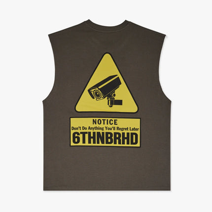6TH NBRHD 'Notice' Sleeveless Tee Grey | SOLE SERIOUSS [2]