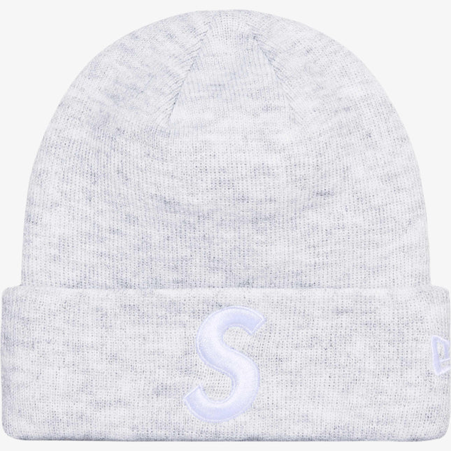 Supreme x New Era 'S Logo' Beanie Beanie Ash Grey (FW24)