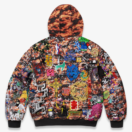 Supreme AOI Embroidered Hooded Work Jacket Flames (SS25)