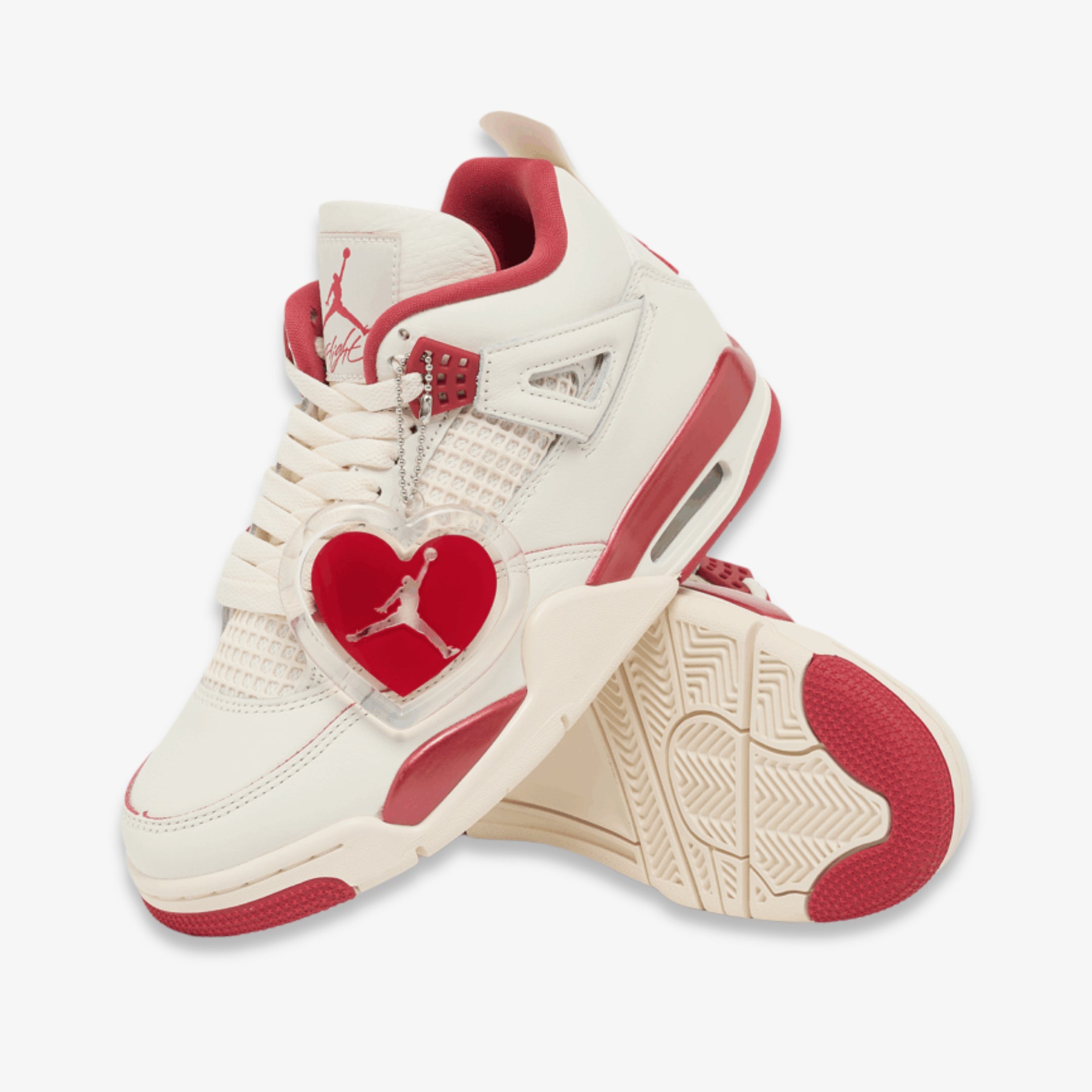 Womens) Air Jordan 4 Retro 'Valentine's Day / Sierra Red' (2026