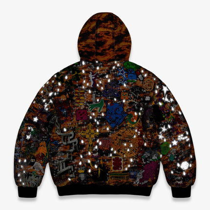 Supreme AOI Embroidered Hooded Work Jacket Flames (SS25)