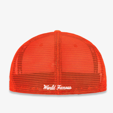 Supreme x New Era 'Box Logo' Mesh Back Fitted Hat Orange (SS23)